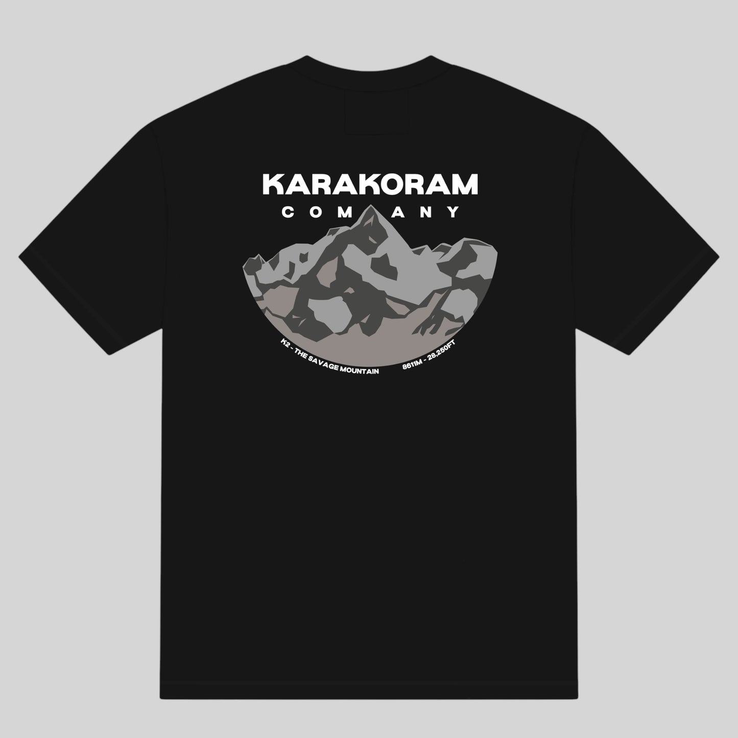 K2 Graphic Back-print Tee - Black