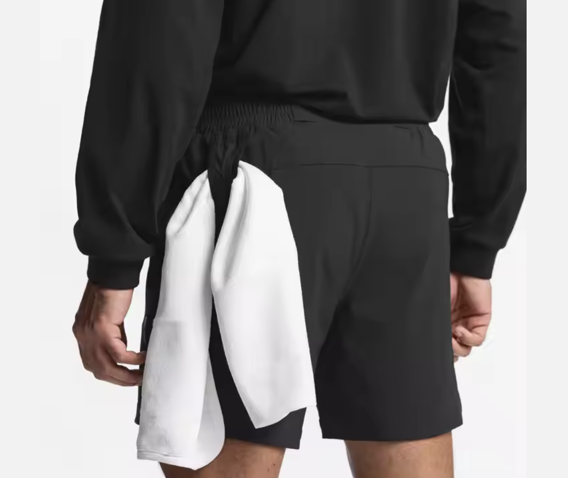 Ranger Running Shorts in Obsidian Black